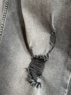 2Y Premium - Distressed Skinny Jeans | Vintage Charcoal Wash