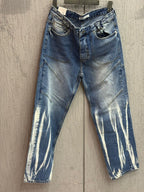 2Y Premium - Abstract Bleach Panel Jeans – Vintage Indigo