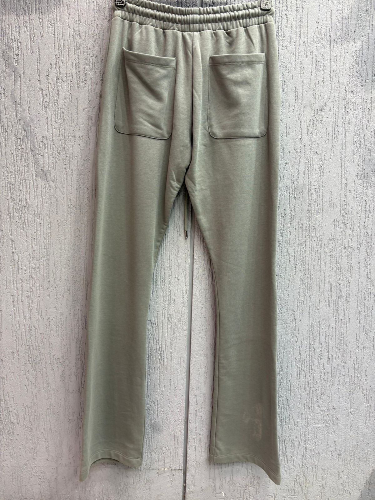 2Y Premium - Riveted Panel Flared Sweatpants – Dusty Olive