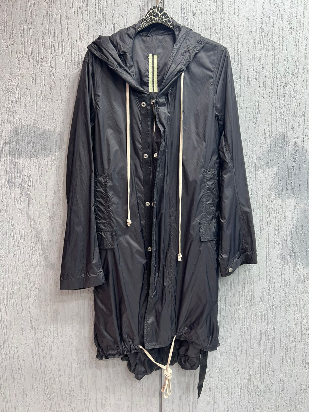 Rick Owens - Iconic Longline Parka – Waxed Tech Nylon