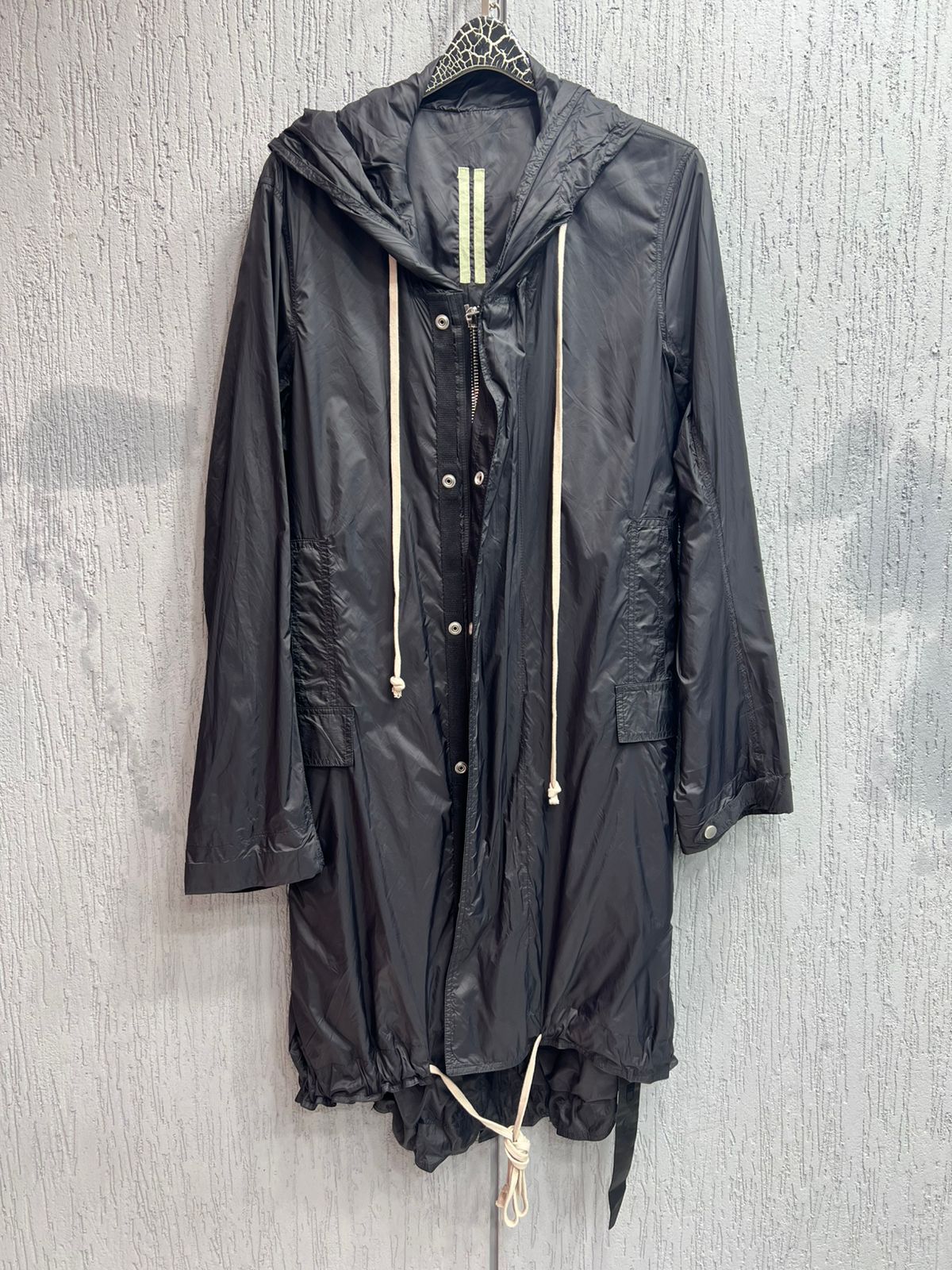 Rick Owens - Iconic Longline Parka – Waxed Tech Nylon