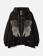 Rick Owens - DRKSHDW "Incorruptible" Graphic Zip Hoodie – Black/Pearl