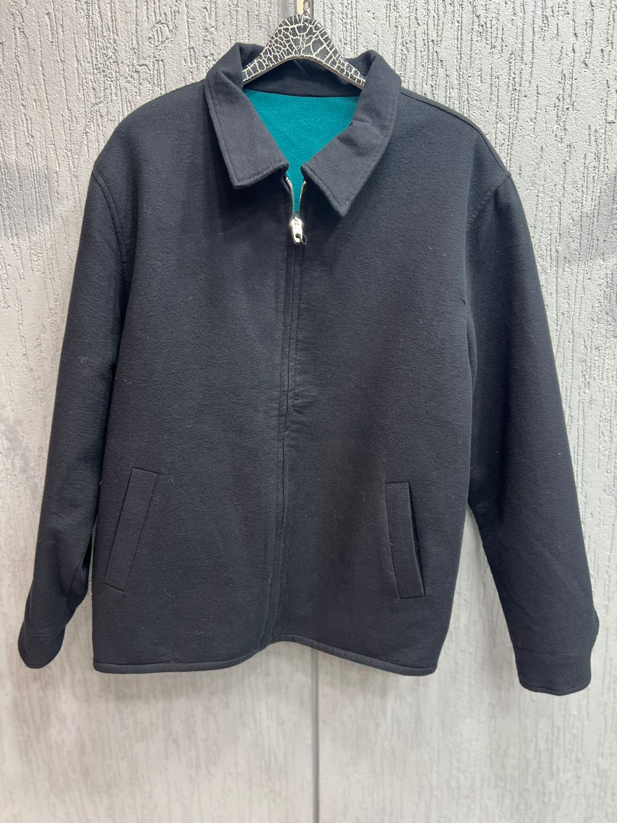 Gucci - Reversible Wool Blouson Jacket - Black / Emerald Green