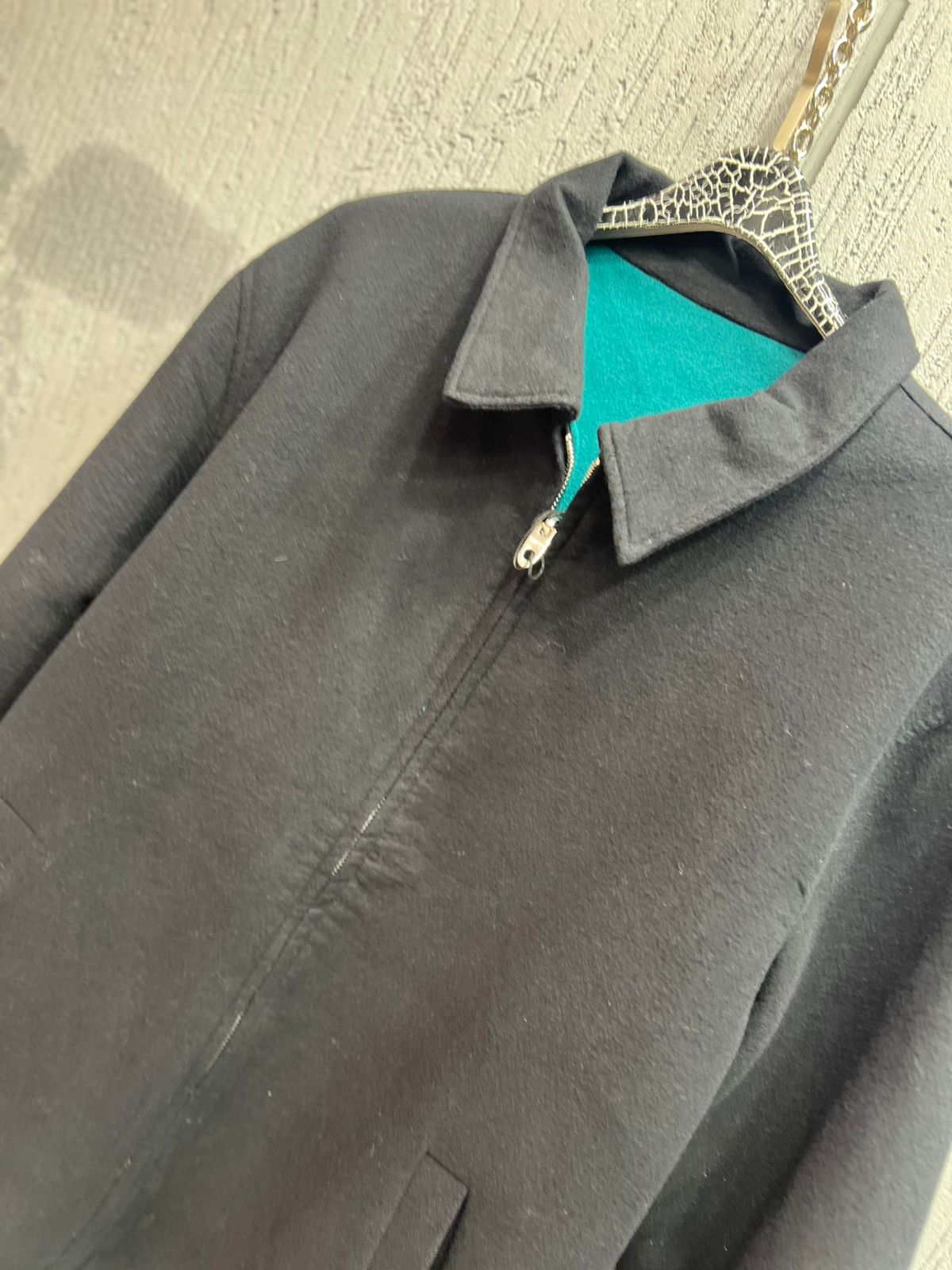 Gucci - Reversible Wool Blouson Jacket - Black / Emerald Green