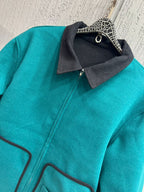 Gucci - Reversible Wool Blouson Jacket - Black / Emerald Green