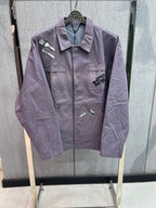 Louis Vuitton - "Artist Tools" Embroidered Canvas Chore Jacket – Dusty Violet