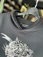 Philipp Plein - 'Platinum Tiger' Crystal Embellished Hoodie - Black