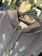 Maison Margiela - Deconstructed 'Tape Print' Hoodie - Anthracite