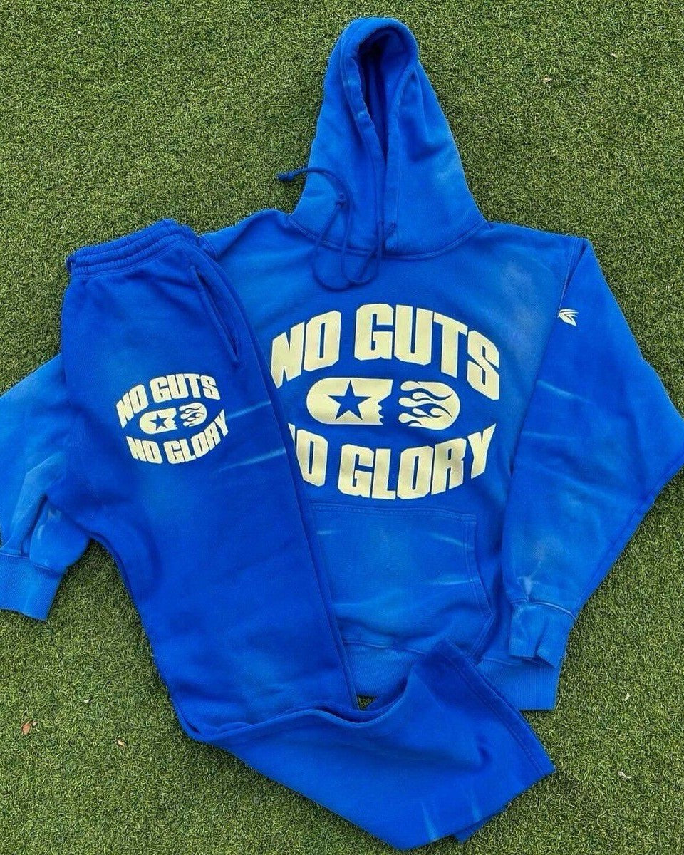 Four Cactus - "Ignition" Graphic Tracksuit Set – Electric Blue