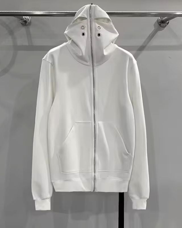 Rick Owens - DRKSHDW Gimp Full-Zip Hoodie – Milk White