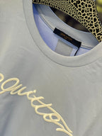 Louis Vuitton - Script Signature Embroidered T-Shirt - Light Blue