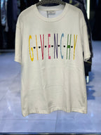 Givenchy - Rainbow Motif Heart Logo T-Shirt - Off-White