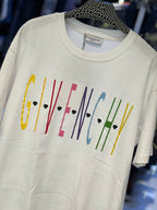 Givenchy - Rainbow Motif Heart Logo T-Shirt - Off-White