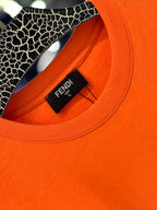 Fendi - Ombré FF Monogram T-Shirt - Sunset Orange
