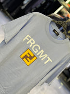 Fendi x Fragment - Design Logo T-Shirt - Sky Blue