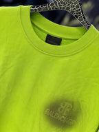 Balenciaga - Spray-Paint BB Logo T-Shirt - Neon Citron