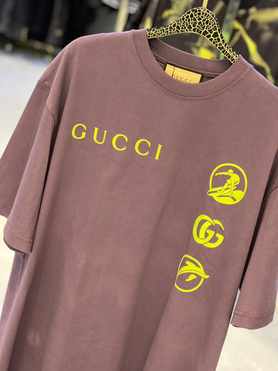 Gucci - Surfer Motif Graphic T-Shirt
