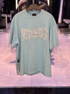 Balenciaga - "Metalhead" Distressed Appliqué T-Shirt