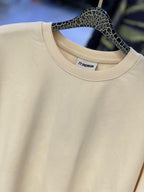 2Y Premium - Oversized Distressed Cotton T-Shirt in Sand – 2Y Premium Heritage Edition