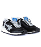 Golden Goose Marathon - Sneakers in Black with Silver Star & Laces
