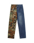 Balenciaga - Hybrid Camouflage & Denim Cargo Jeans