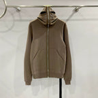 Rick Owens - DRKSHDW "Gimp" Full-Zip Hoodie - Dust / Dark Brown