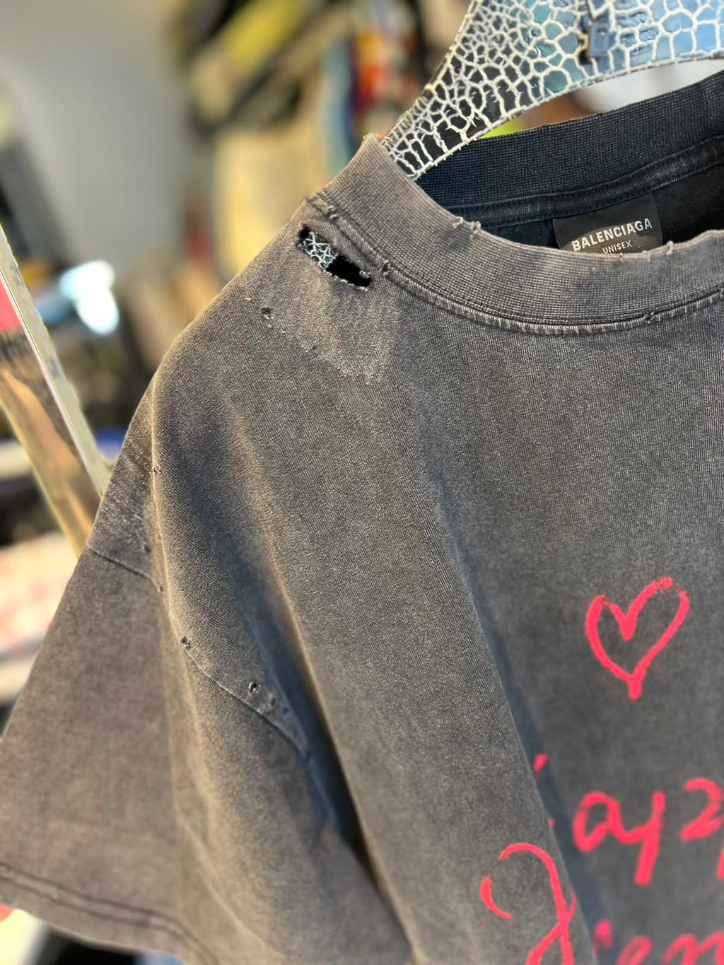 t.shirt Balenciaga Gray