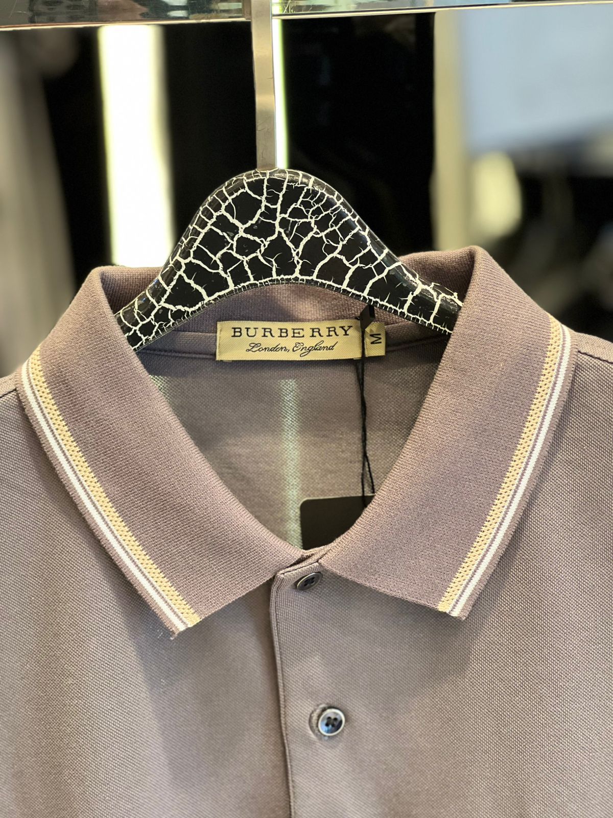 T. Shirt Polo Burberry gray