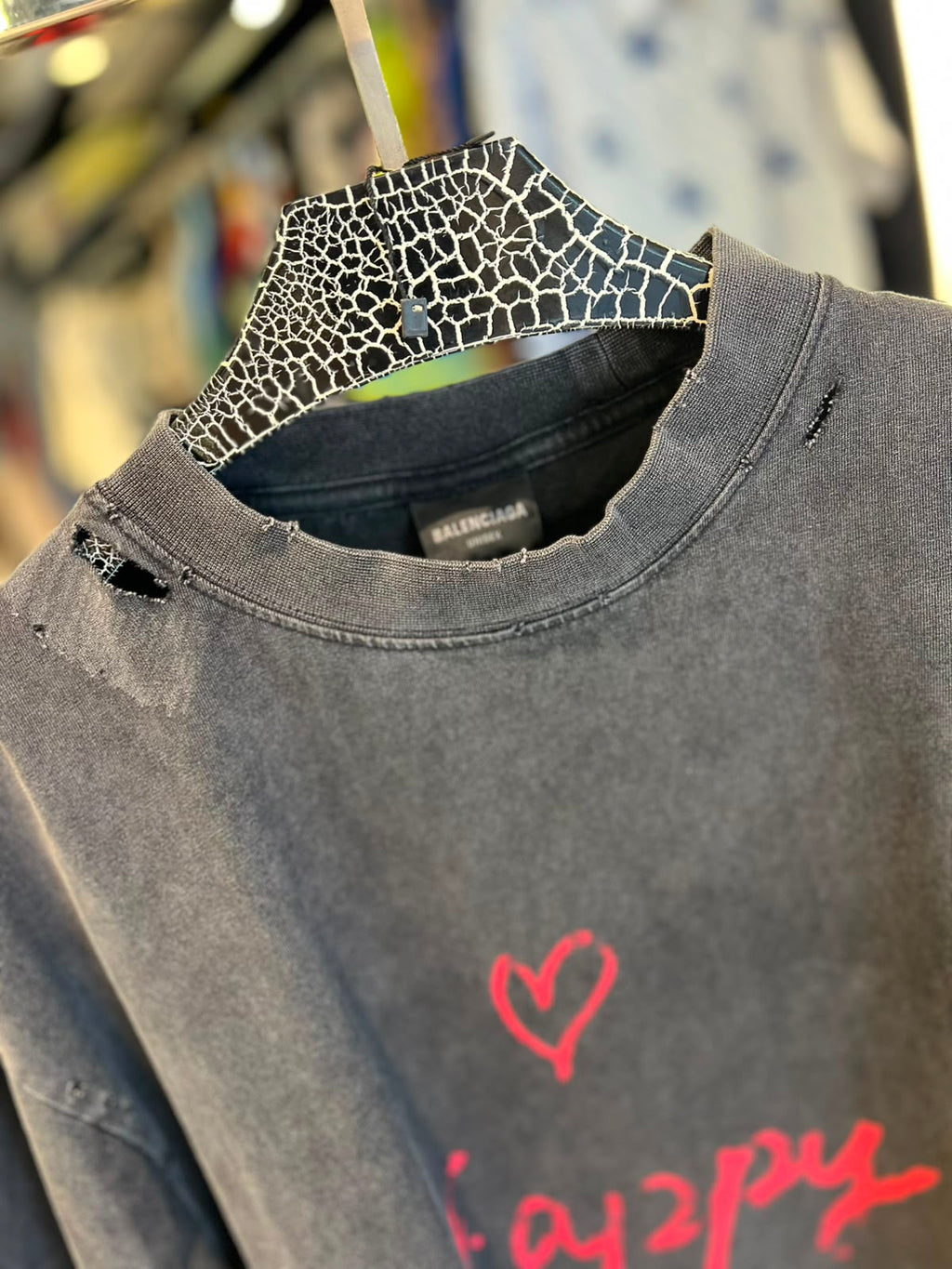 t.shirt Balenciaga Gray