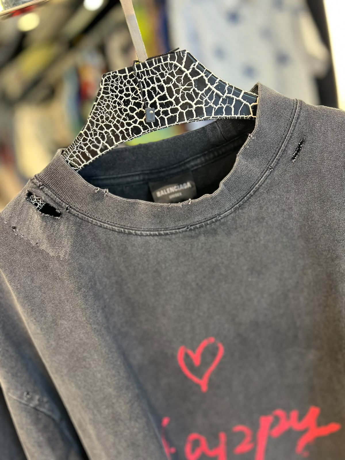 t.shirt Balenciaga Gray