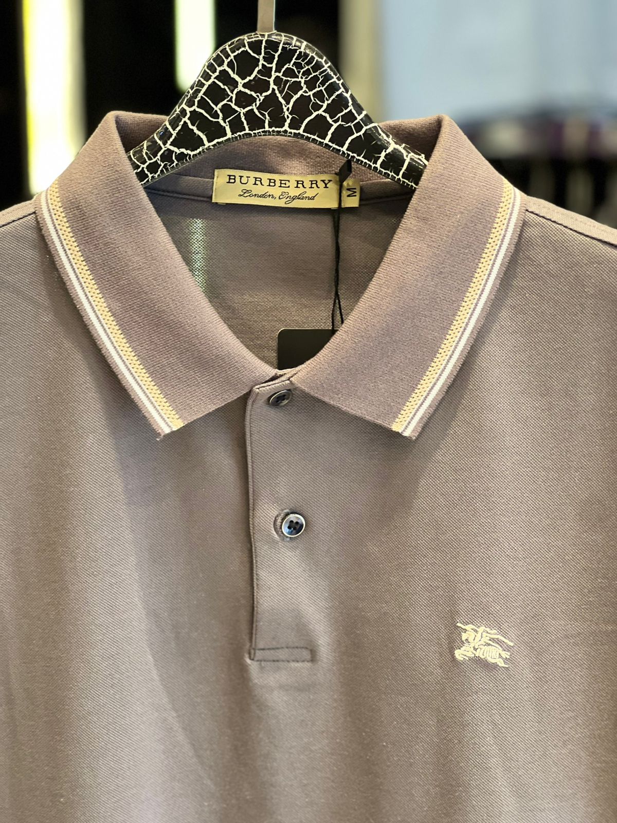 T. Shirt Polo Burberry gray